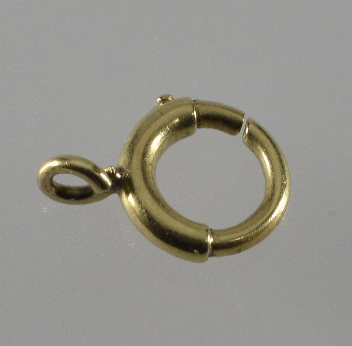 Antique Victorian 14K Yellow Gold Bolt Clasp 0410