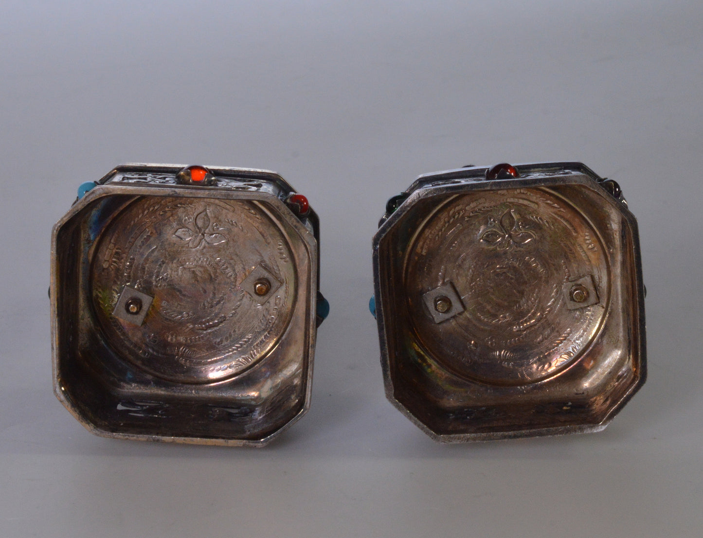 Antique German Sterling King & Queen Figures IES Israel Freeman C.1900