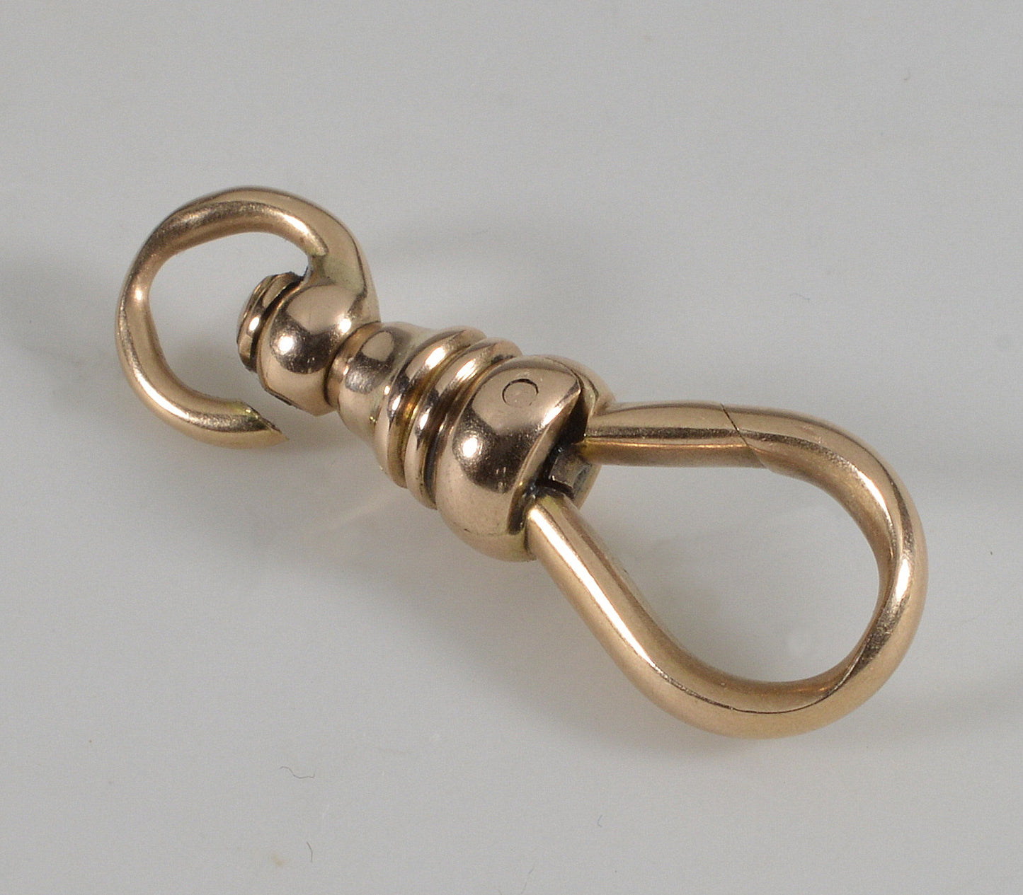 Victorian 14K Gold Extra Large Dog Clip Clasp For Albert Chain 0381