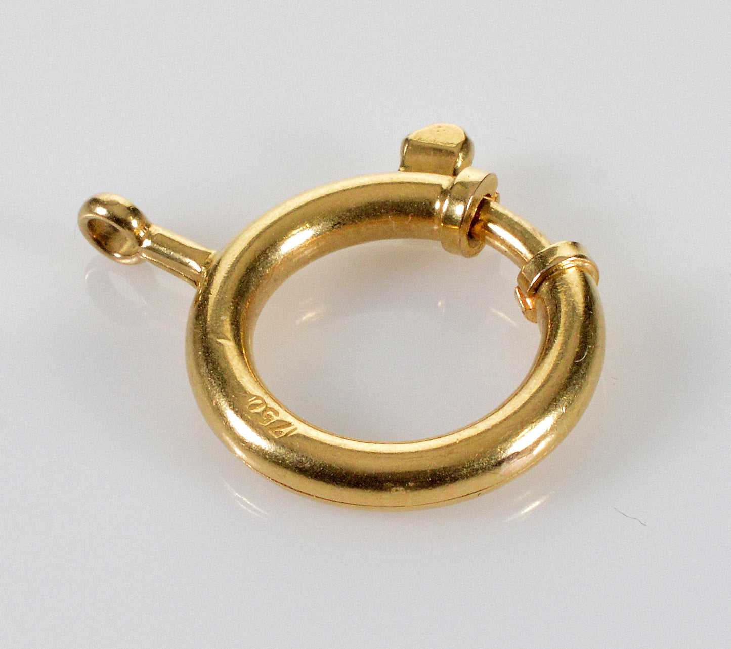 Antique Victorian Large 18K Gold Bolt Clasp 0317