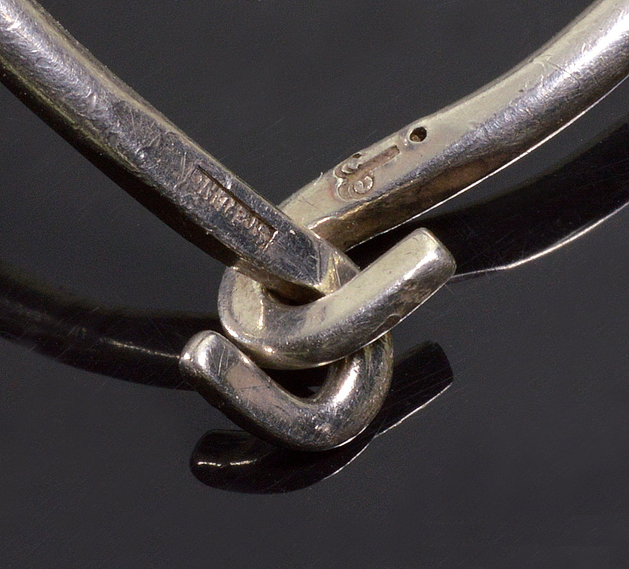 Arts And Crafts Scandinavian Moon Agate Sterling Necklace C.1940