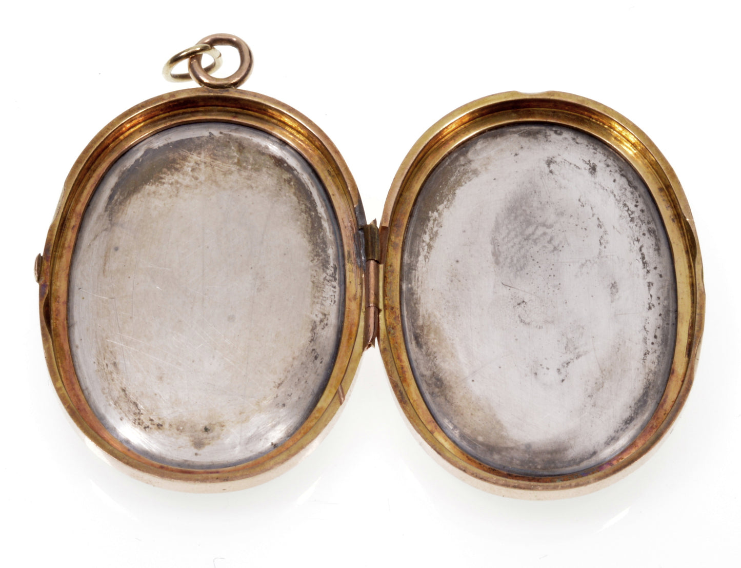 Antique Japanese Shakudo 14K Gold Locket Pendant Mixed Metal Meiji Period C.1880