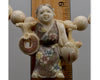 19th Century Japan Geisha Netsuke Bead Necklace 003733