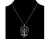 Antique Georgian St Esprit Silver Paste Pendant Necklace C.1820