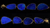 Australian Black Opal 14K Gold Bracelet C.1950 Size 7 3/8