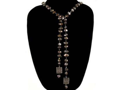 Tahitian Keshi Pearls Sterling Lariat Necklace From Saks 5th Ave