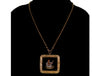 Victorian Large Micro Mosaic 14K Pendant Italian Grand Tour C.1860