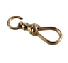 Victorian 10K Gold Large Dog Clip Clasp For Pocket Watch Albert Chain 0355