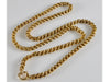 Antique Victorian 14K Gold Fancy Link Chain Necklace C.1890 003657