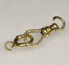 Victorian 10K Yellow Gold Dog Clip And Bolt Clasps Set For Pocket Watch Albert Chain 0400