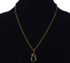 Antique Georgian 14K Gold Snake Hook Clasp For Chain Necklace C.1820 004089