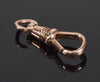 Victorian 14K Gold Dog Clip Clasp For Pocket Watch Albert Chain 0315