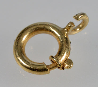 Antique Victorian Large 14K Yellow Gold Bolt Clasp 0387