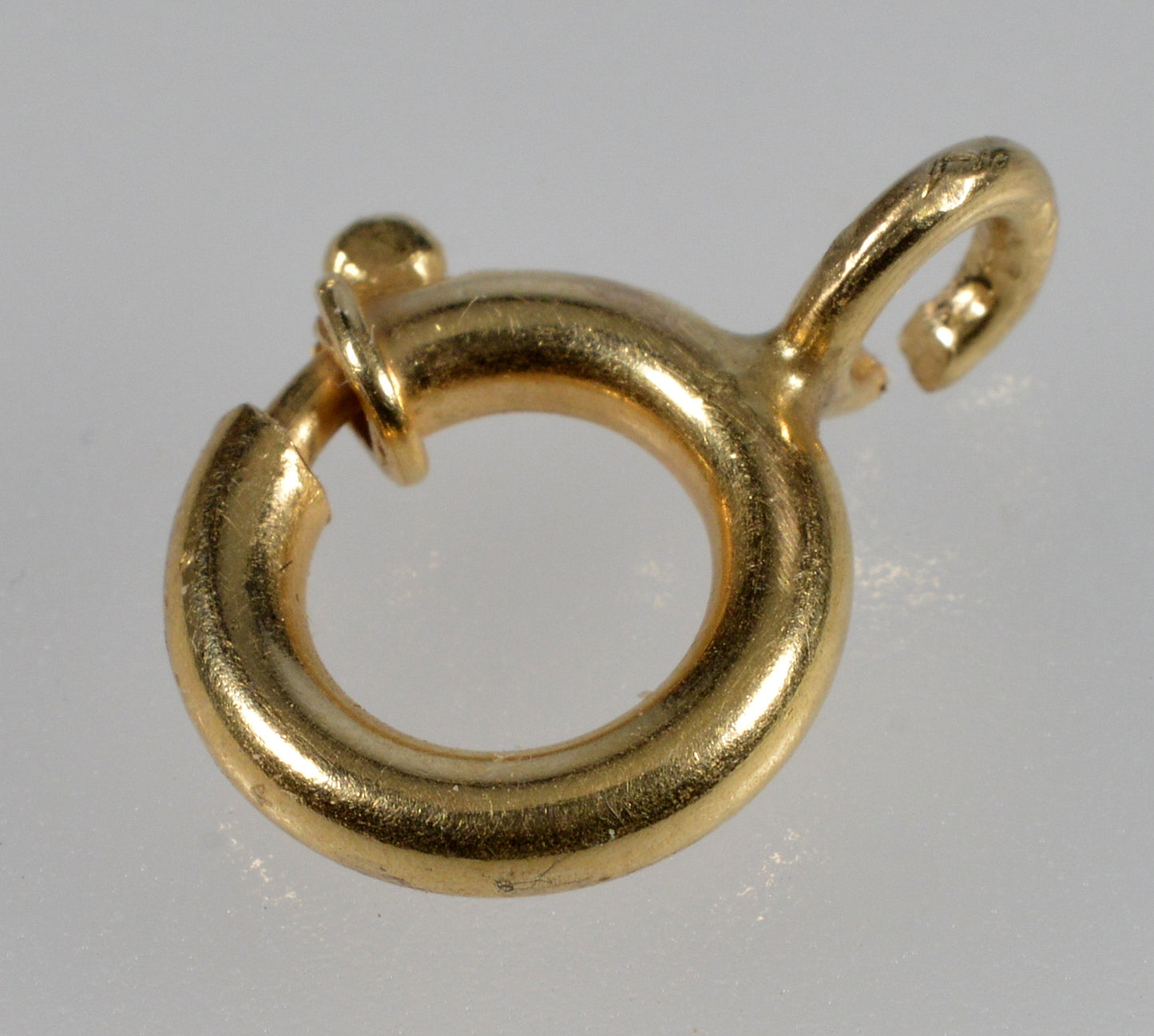 Antique Victorian Large 14K Yellow Gold Bolt Clasp 0387