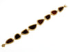 Australian Black Opal 14K Gold Bracelet C.1950 Size 7 3/8