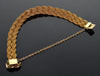 Antique Victorian 14K Gold Etruscan Revival Braided Bracelet C.1890