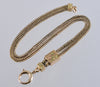 Antique Victorian 14K Gold Bracelet Fancy Chain With Slide C.1890