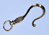 Antique Georgian 10K Gold Large Hook Clasp For Chain Necklace C.1820 003963