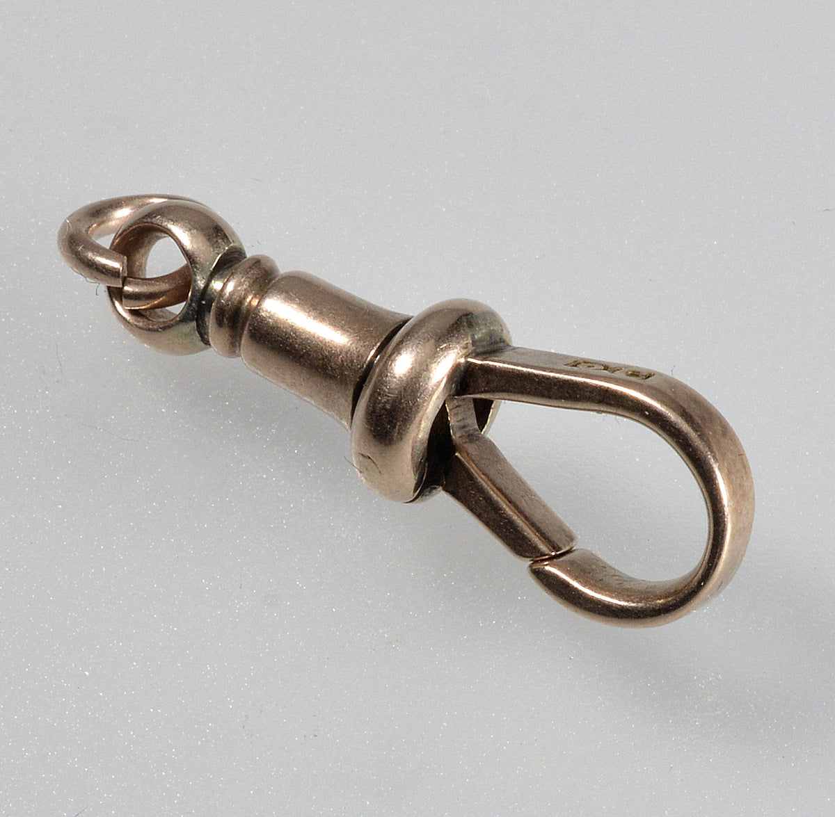 Victorian 9K Gold Large Dog Clip Clasp No Swivel 0414