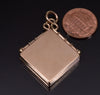 Antique Victorian 10K Gold Diamond Locket Pendant C.1890