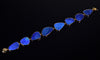 Australian Black Opal 14K Gold Bracelet C.1950 Size 7 3/8