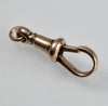 Victorian 9K Gold Large Dog Clip Clasp No Swivel 0414