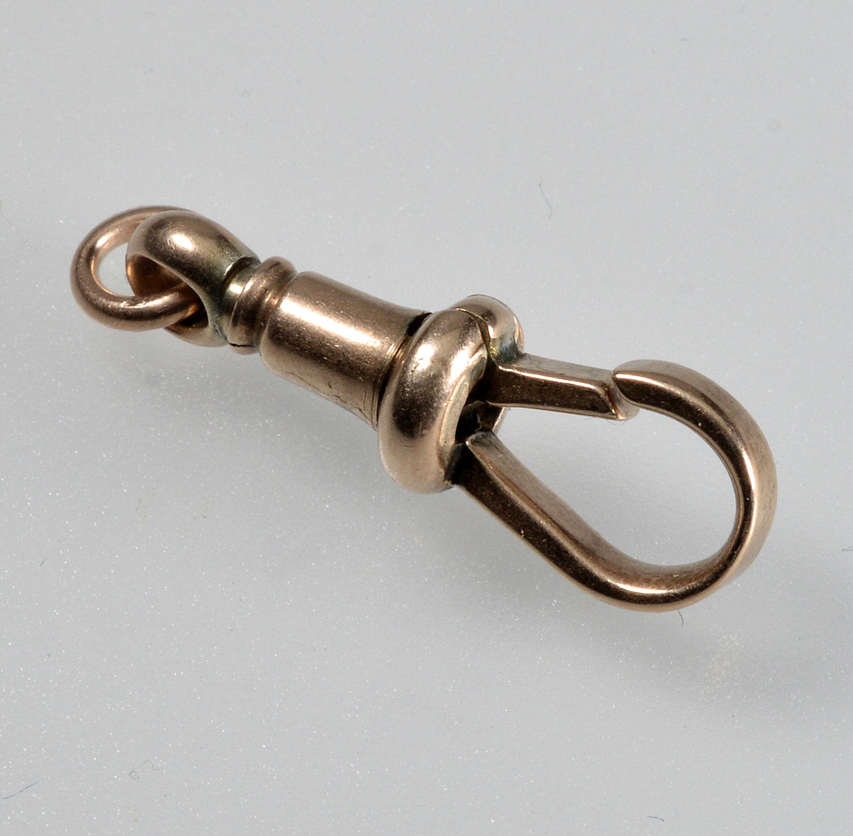 Victorian 9K Gold Large Dog Clip Clasp No Swivel 0414