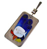 Champleve Enamel Sterling Sea World Pendant Designer C.1980