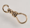 Victorian 10K Gold Dog Clip Clasp With Swivel For Albert Chain 0403