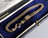 Antique Victorian 14K Gold Bracelet Fancy Chain With Slide C.1890