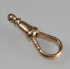 Victorian 9K Gold Large Dog Clip Clasp No Swivel 0415