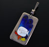 Champleve Enamel Sterling Sea World Pendant Designer C.1980
