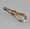 Victorian 9K Gold Large Dog Clip Clasp No Swivel 0415