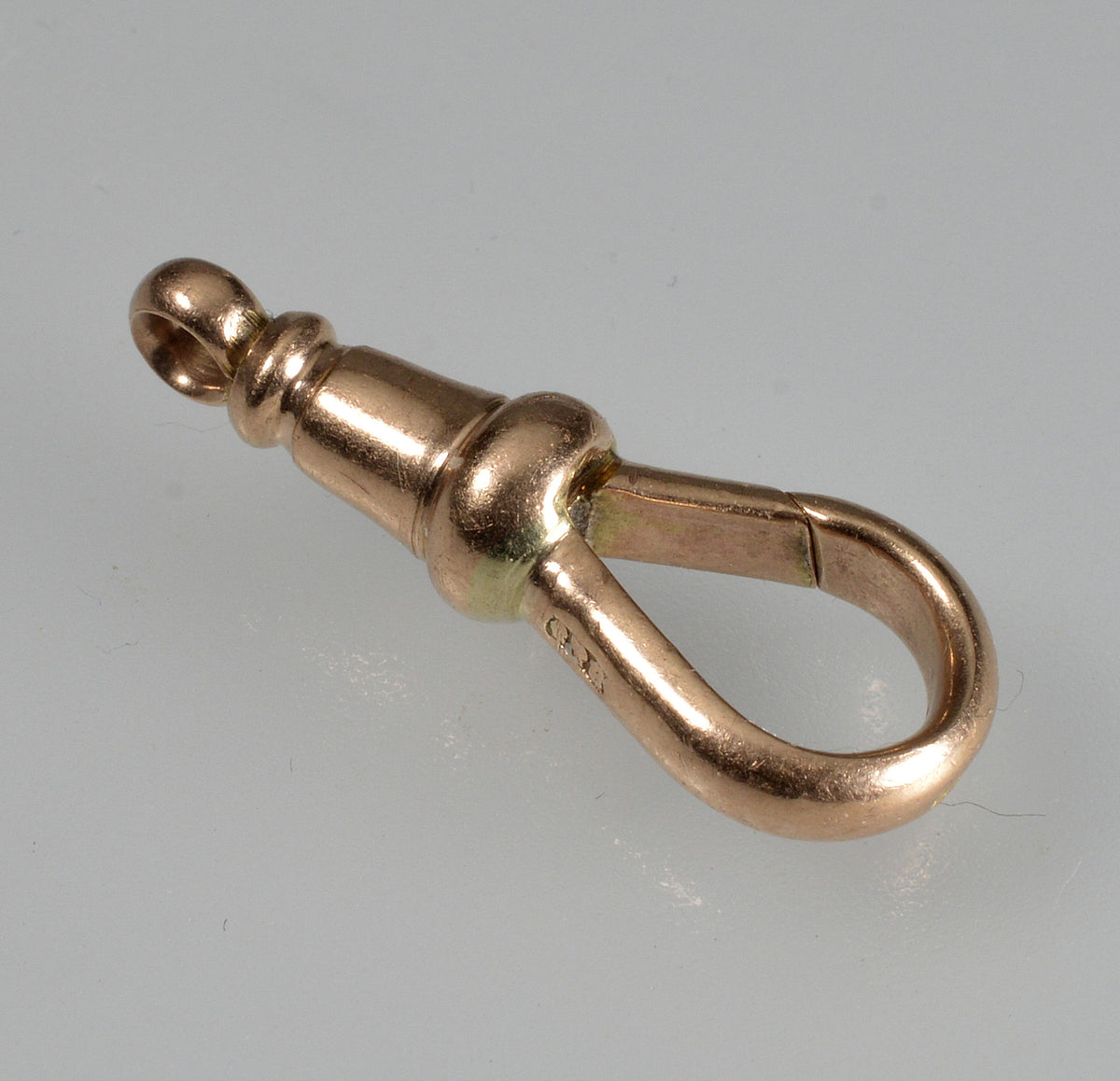 Victorian 9K Gold Large Dog Clip Clasp No Swivel 0415