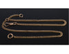 Antique Victorian 10K Gold Fancy Watch Chain Necklace C.1890 003876