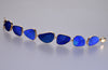 Australian Black Opal 14K Gold Bracelet C.1950 Size 7 3/8