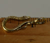 Antique Georgian 14K Gold Snake Hook Clasp For Chain Necklace C.1820 004089