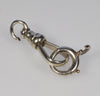 Victorian 14K White Gold Swivel Dog Clip & Bolt Clasp Set 0418