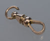 Victorian 10K Gold Large Dog Clip Clasp For Watch Chain 0377