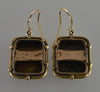 Antique Japanese Shakudo Mixed Metal Earrings C.1890 004090