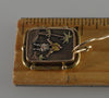 Antique Japanese Shakudo Mixed Metal Earrings C.1890 004090