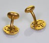 Art Nouveau 14K Gold Cufflinks by Carter, Gough & Co Gargoyle Griffin C.1900