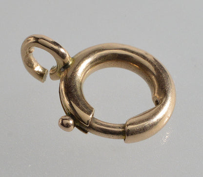 Antique Victorian Large 10K Gold Bolt Clasp 0389