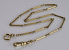 Antique Art Deco 14K Yellow Gold Watch Chain 14.5" C.1920 003664