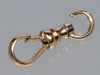 Victorian 10K Gold Dog Clip Clasp For Pocket Watch Albert Chain 0269