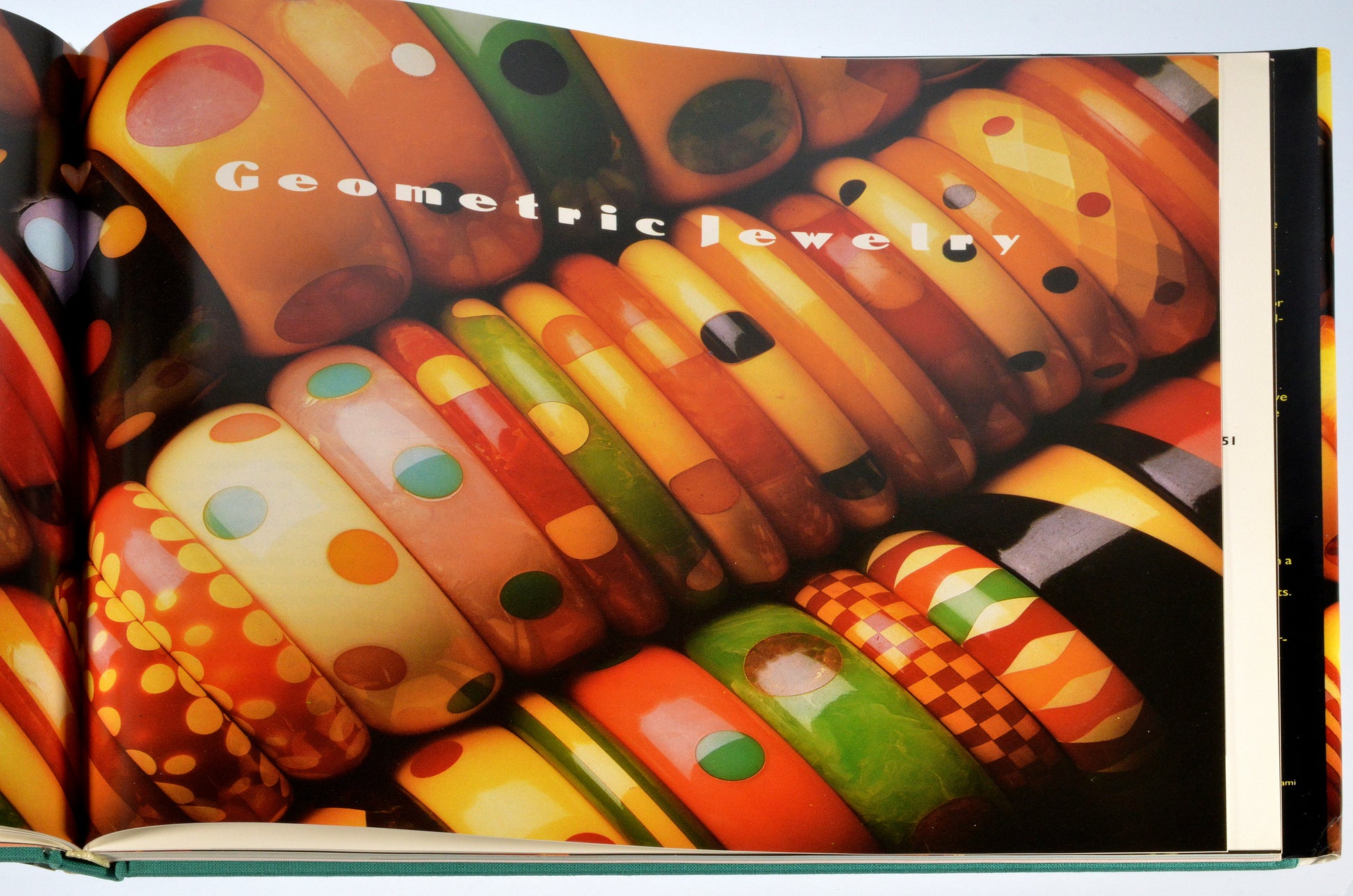 Art Deco Bakelite 5 Inlay Dots Extra Wide Bangle Bracelet C.1930