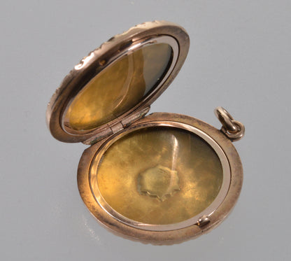 Antique Georgian 14K Gold Locket Pendant C.1820