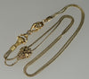 Antique Georgian 10K Gold Hand Fist Watch Chain Necklace C.1820 004052