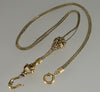 Antique Georgian 10K Gold Hand Fist Watch Chain Necklace C.1820 004052