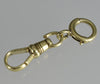 Victorian 14K Yellow Gold Dog Clip And Bolt Clasps Set For Pocket Watch Albert Chain 0391